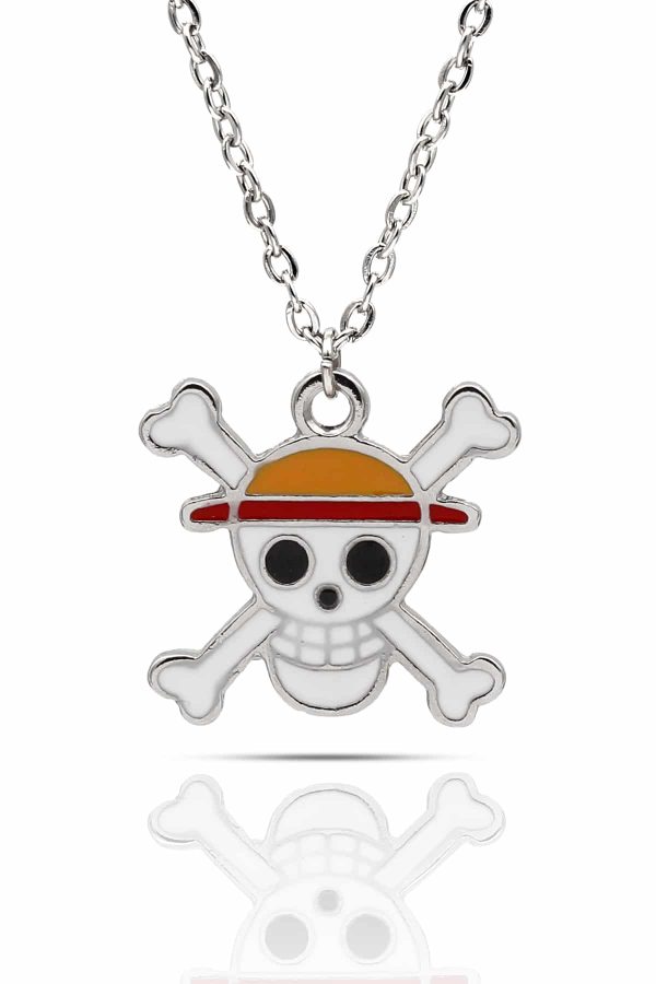 One Piece Kurukafa Korsan Luffy Anime Kolye