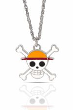 One Piece Kurukafa Korsan Luffy Anime Kolye - Görsel 4