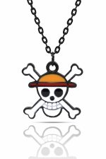 One Piece Kurukafa Korsan Luffy Anime Kolye - Görsel 2