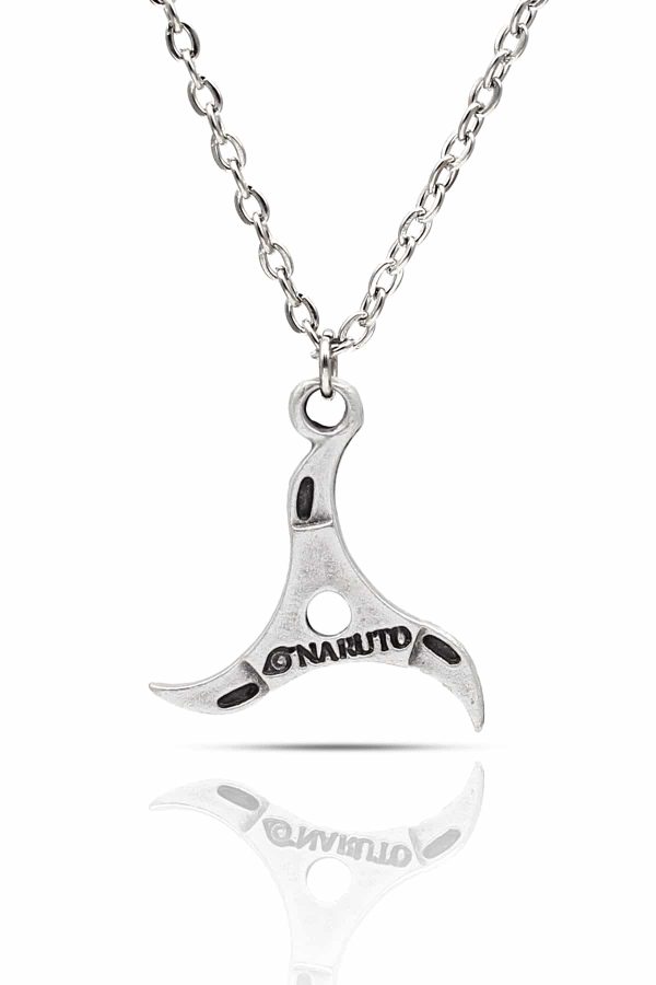 Naruto Anime Shuriken Konoha Kolye