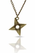 Japon Shuriken Ninja Kolye - Görsel 2