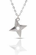 Japon Shuriken Ninja Kolye