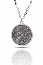 İskandinav Vegvisir Viking Pusula Kolye