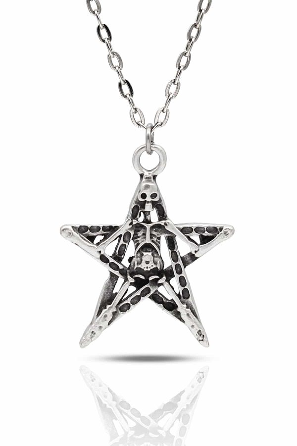 Kurukafa Pentagram Kolye