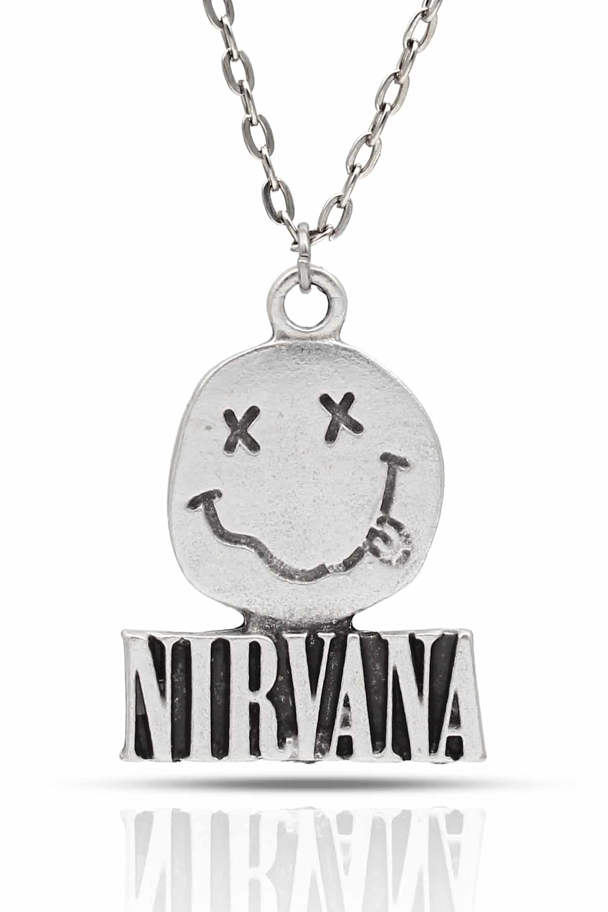 BKL00105AGM1_1 Nirvana Sembollü Fan Kolye - Görsel 1