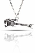 Kurukafa Figürlü Elektro Gitar Kolye