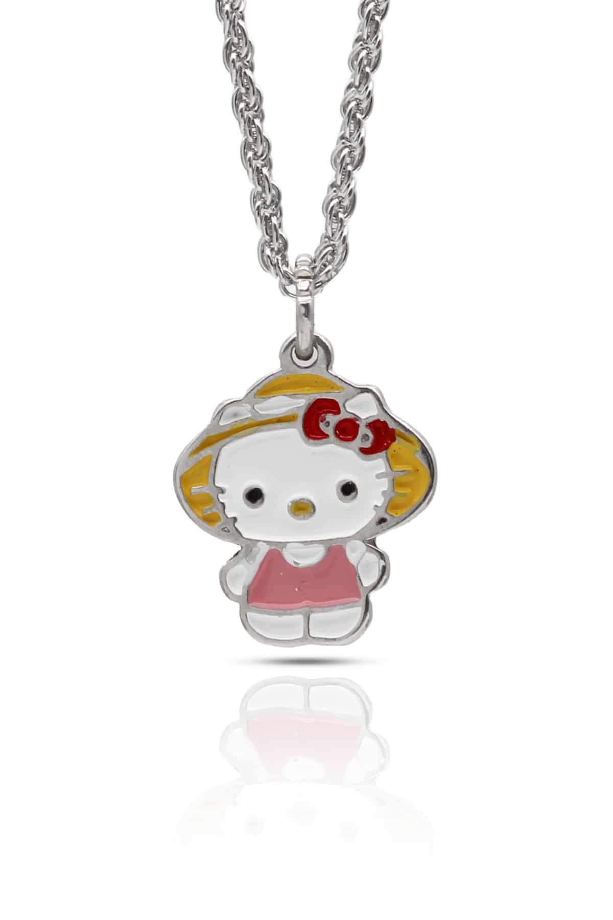 BKL00171AGM3_1 Şapkalı Hello Kitty Kolye - Görsel 1